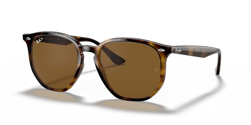 Ray-Ban RB4306 L (54 - 19) with Brown lenses and Tortoise frame Sunglasses