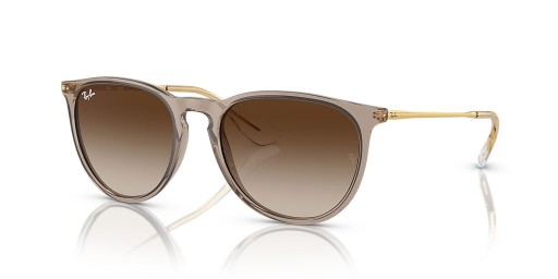 Ray-Ban RB4171 Erika Classic M (54 - 18) with Brown lenses and Brown frame Sunglasses