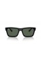 Ray-Ban RB4396 Warren Bio-Based XL (57 - 20) with Green lenses and Black frame Sunglasses