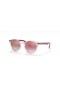 Ray-Ban RB9064S Kids XS (44 - 19) with Red lenses and Pink frame Sunglasses