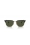 Ray-Ban RB4416 New Clubmaster L (51 - 20) with Green lenses and Black frame Sunglasses