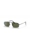 Ray-Ban RB3957 Julie S (49 - 20) with Green lenses and Black frame Sunglasses