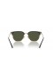 Ray-Ban RB4416 New Clubmaster L (51 - 20) with Green lenses and Black frame Sunglasses
