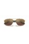 Ray-Ban RB3701 XXL (59 - 17) with Gold lenses and Gold frame Sunglasses