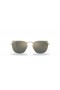 Ray-Ban RB8157 Frank Titanium S (51 - 20) with Blue lenses and Gold frame Sunglasses