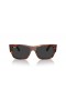 Ray-Ban RB0947S Carlos M (56 - 18) with Black lenses and Brown frame Sunglasses