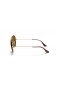 Ray-Ban RB3025 Aviator Classic XXL (62 - 14) with Brown lenses and Gold frame Sunglasses