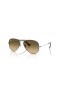 Ray-Ban RB3025 Aviator Large Metal XL (58 - 14) with Brown lenses and Brown frame Sunglasses