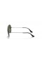 Ray-Ban RB3025 Aviator Classic XXL (62 - 14) with Green lenses and Silver frame Sunglasses