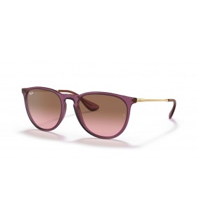 Ray-Ban RB4171 Erika Classic M (54 - 18) with Pink lenses and Violet frame Sunglasses