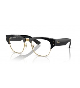 Ray-Ban RB0316S Mega Clubmaster TransitionsÂ® XL (53 - 21) with Transparent lenses and Black frame Sunglasses