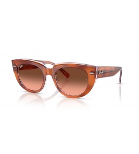 Ray-Ban RB2286 Doreen M (49 - 20) with Pink lenses and Tortoise frame Sunglasses