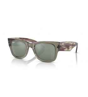 Ray-Ban RB0840S Mega Wayfarer M (51 - 21) with Silver lenses and Green frame Sunglasses