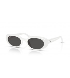 Ray-Ban RB4441D Bio-Based L (53 - 21) with Grey lenses and White frame Sunglasses