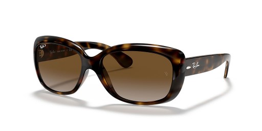 Ray-Ban RB4101 Jackie Ohh M (58 - 17) com lentes Marrom e Tartaruga armação Óculos de sol