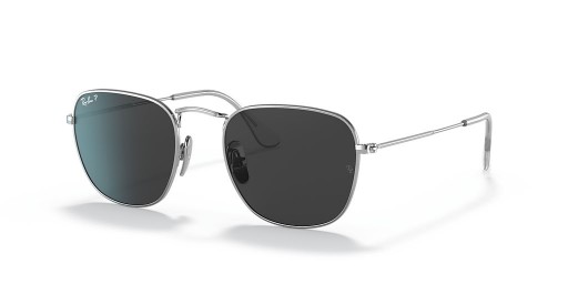 Ray-Ban RB8157 Frank Titânio S (51 - 20) Preto com lentes e moldura de Prata Óculos de sol