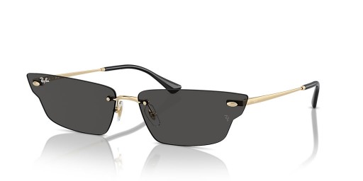 Ray-Ban RB3731 Anh Bio-Baseados M (63 - 15) com lentes Cinza e Ouro armação Óculos de sol