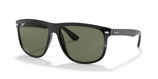 Ray-Ban RB4147 Namorado L (60 - 15), de cor Verde, lentes e Preto armação Óculos de sol