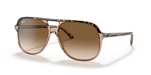 Ray-Ban RB2198 Bill M (60 - 14) com lentes Marrom e Tartaruga armação Óculos de sol
