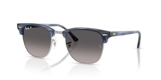 Ray-Ban RB3016 Clubmaster L (51 - 21) com lentes Cinza e Azul armação Óculos de sol