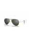 Ray-Ban RB3025 Aviator Espelho XL (58 - 14) com lentes Cinza e Prata armação Óculos de sol