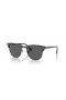 Ray-Ban RB3016 Clubmaster Clássico L (51 - 21) com lentes Cinza e Preto armação Óculos de sol