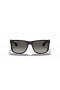 Ray-Ban RB4165 Justin Clássica S (54 - 16) com lentes Cinza e Preto armação Óculos de sol