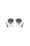 Ray-Ban RB9565S Jack Crianças M (47 - 19) com lentes Cinza e Prata armação Óculos de sol