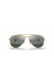 Ray-Ban RB3625 Novo Aviador XXL (62 - 14) com a Prata e lentes de Ouro armação Óculos de sol