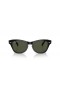 Ray-Ban RB0707SF XL (53 - 21), de cor Verde, lentes e Preto armação Óculos de sol