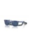 Ray-Ban RB9052S New Wayfarer Crianças S (47 - 15) com lentes Azuis e Azul armação Óculos de sol
