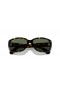 Ray-Ban RB4101 Jackie Ohh M (58 - 17), de cor Verde, lentes e Tartaruga armação Óculos de sol