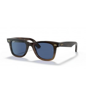 Ray-Ban RB2140CO Original Wayfarer Chifre L (50 - 22) com lentes Azuis e Tartaruga armação Óculos de sol