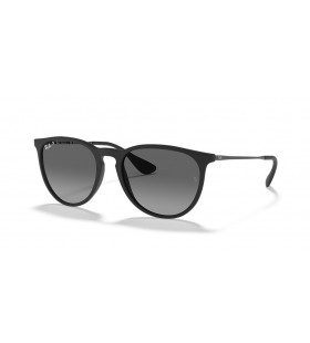 Ray-Ban RB4171F Erika Mistura de Cores M (54 - 18) com lentes Cinza e Preto armaÃ§Ã£o Ã“culos de sol
