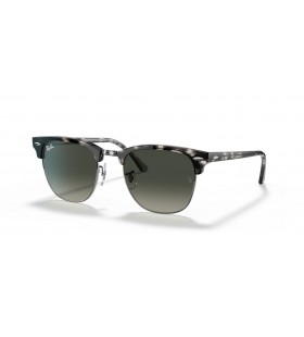 Ray-Ban RB3016 Clubmaster Fleck L (51 - 21) com lentes Cinza e Tartaruga armação Óculos de sol