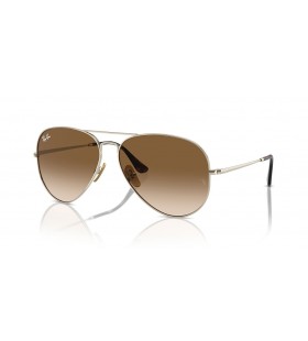 Ray-Ban RB8089 Aviador Titânio L (58 - 14) com lentes Marrom e Ouro armação Óculos de sol