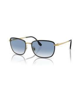 Ray-Ban RB3705 XL (57 - 19) com lentes Azuis e Preto armação Óculos de sol