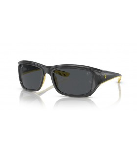 Ray-Ban RB4405M Scuderia Ferrari Coleção XL (59 - 19) com lentes Cinza e Multicolor armação Óculos de sol