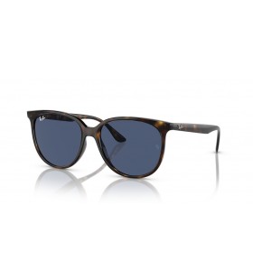 Ray-Ban RB4378 S (54 - 16) com lentes Azuis e Tartaruga armaÃ§Ã£o Ã“culos de sol