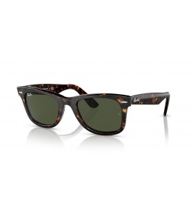 Ray-Ban RB2140 Wayfarer Original Bio-Base de L (50 - 22), de cor Verde, lentes e Tartaruga armaÃ§Ã£o Ã“culos de sol