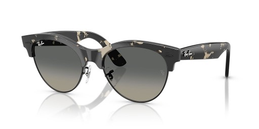 A Ray-Ban RB2341 Clubmaster Így M (51 - 19), Szürke, objektívek, valamint Havanna keret Napszemüveg