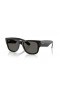 A Ray-Ban RB0840S Mega Wayfarer elsötétült Gyűjtemény M (51 - 21) Szürke lencse, Fekete keret Napszemüveg