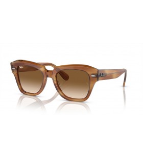 A Ray-Ban RB2186 State Street L (52 - 20) Barna lencse, Teknős keret Napszemüveg