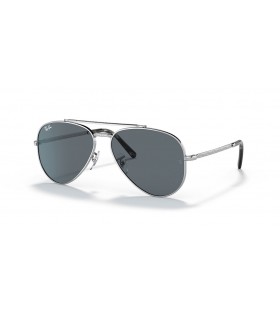 A Ray-Ban RB3625 Új Pilóta M (55 - 14), a Kék lencse, Ezüst keret Napszemüveg