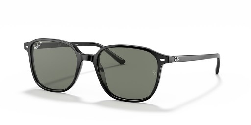 Ray-Ban RB2193 Leonard M (53 - 18) le Glas lionsaí agus Dubh fráma Sunglasses