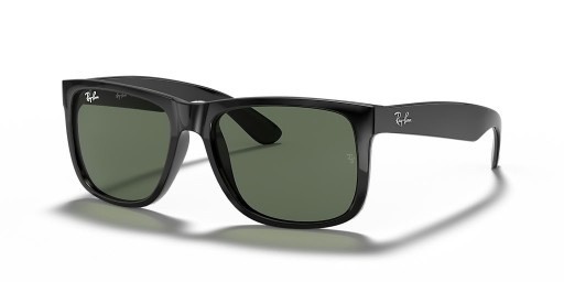 Ray-Ban RB4165F Justin Clasaiceach M (55 - 17) le Glas lionsaí agus Dubh fráma Sunglasses