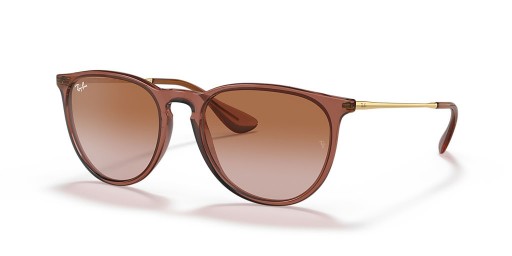 Ray-Ban RB4171 Erika Clasaiceach M (54 - 18) le lionsaí Donn agus Donn fráma Sunglasses