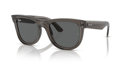 Ray-Ban RBR0502SF Wayfarer Aisiompú M (53 - 20) le lionsaí Liath agus Liath fráma Sunglasses