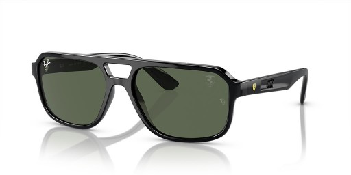 Ray-Ban RB4414M Scuderia Ferrari Bailiúchán L (58 - 17) le Glas lionsaí agus Dubh fráma Sunglasses