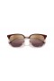 Ray-Ban RB4416F Nua Clubmaster XXL (55 - 20) le Dearg lionsaí agus Sunglasses fráma Dearg